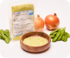 宮城県産枝豆のポタージュ