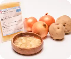 北海道産じゃがいもと玉ねぎの味噌汁