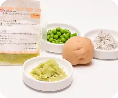 北限しらすとグリーンピース入りマッシュポテト
