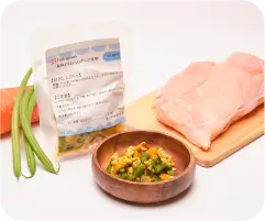 森林どりといんげんの煮物