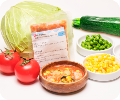 北限しらすのミネストローネ