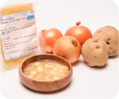 北海道産じゃがいもと玉ねぎの味噌汁